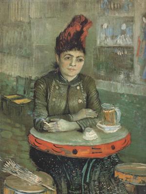 Vincent Van Gogh Agostina Segatori Sitting in the Cafe du Tamborin (nn04) oil painting picture